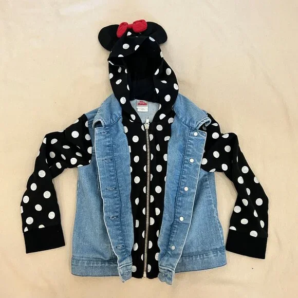 Minnie Mouse Denim Jacket - Size 6 - Picture 2 of 4